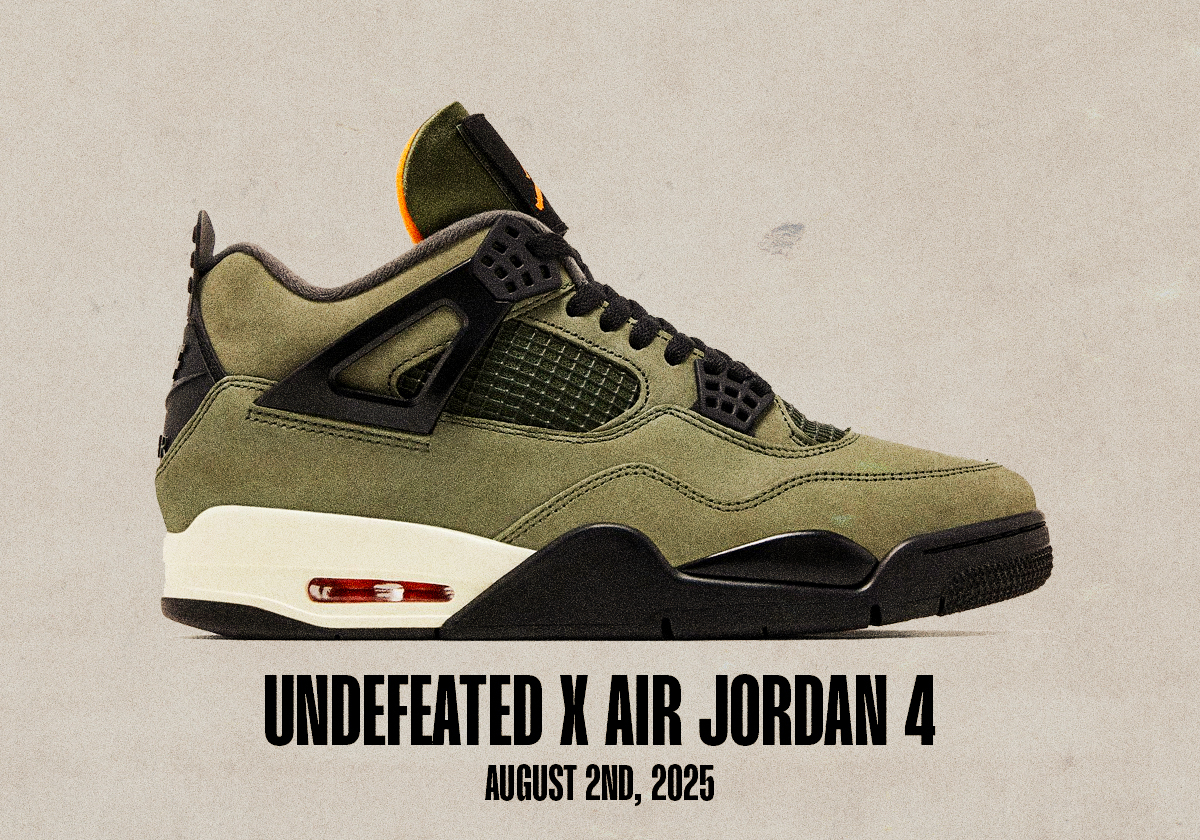 Sneaker Releases July 27 August 2 Undefeated Jordan 4