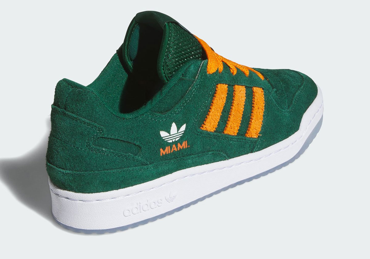 Adidas Forum Low Cl Miami Hurricanes Hq7483 5