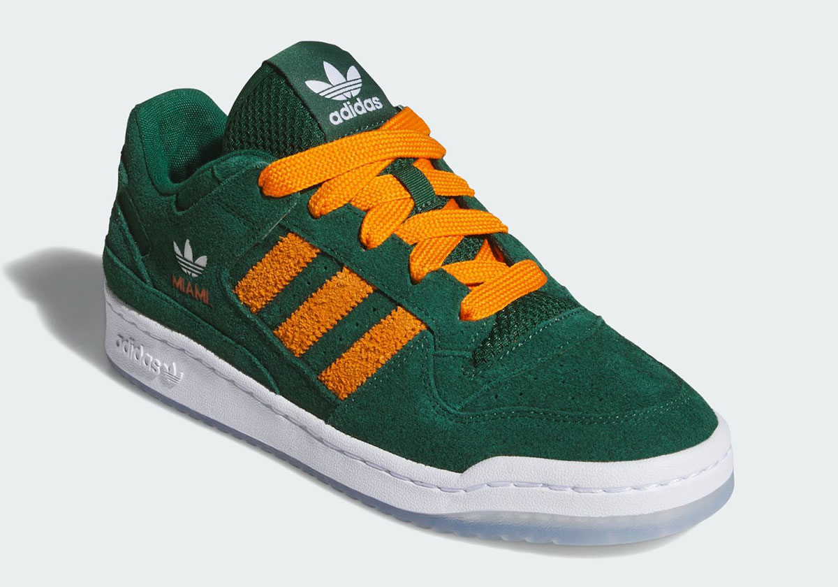Adidas Forum Low Cl Miami Hurricanes Hq7483 6