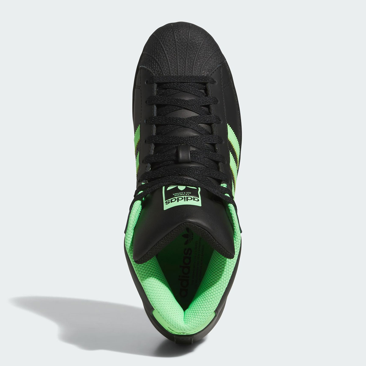 Adidas Pro Model Core Black Lime Burst Pure Teal Jr7589 1