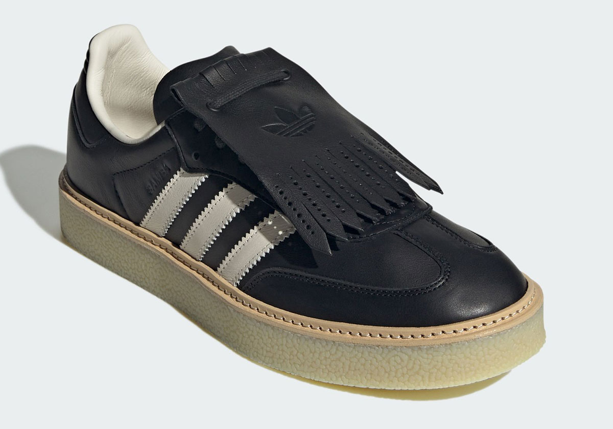 Adidas Samba Lux Core Black Off White Jr0904 4