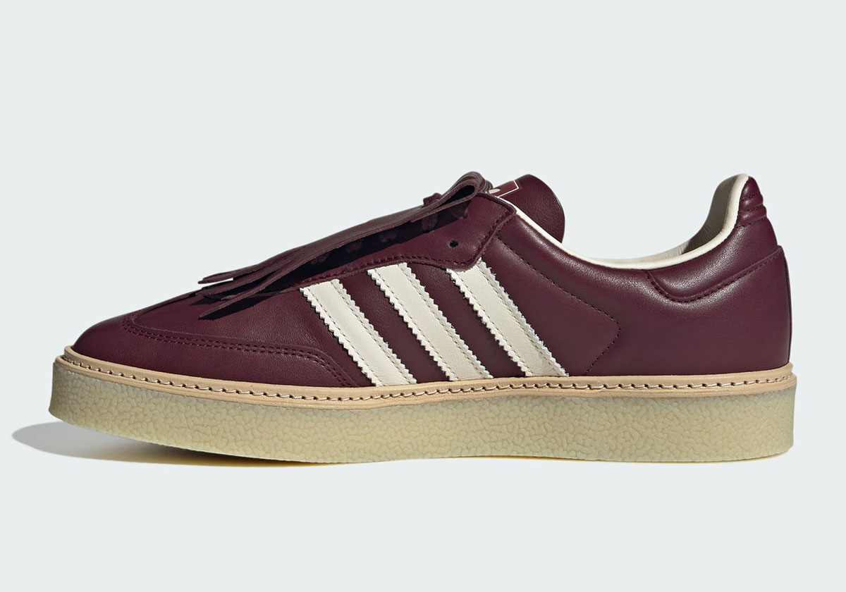 Adidas Samba Lux Maroon Off White Jr0903 2