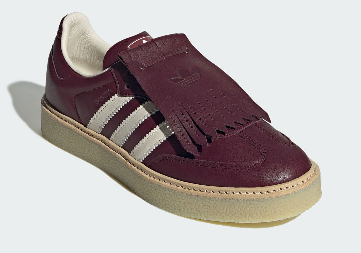 Adidas Samba Lux Maroon Off White Jr0903 3