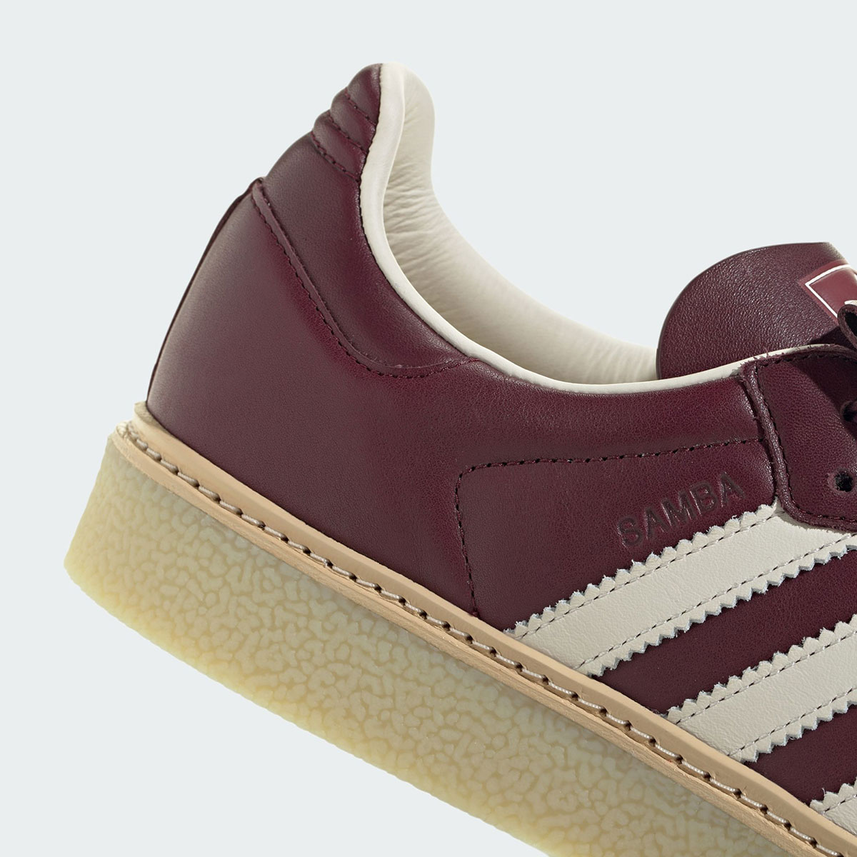 Adidas Samba Lux Maroon Off White Jr0903 5