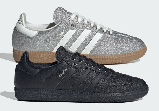 The adidas Samba Kicks Up Two Sandy Metallic Styles For Women