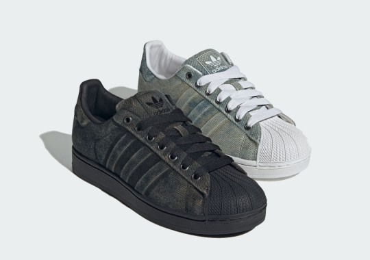 The adidas Superstar Tries On Denim