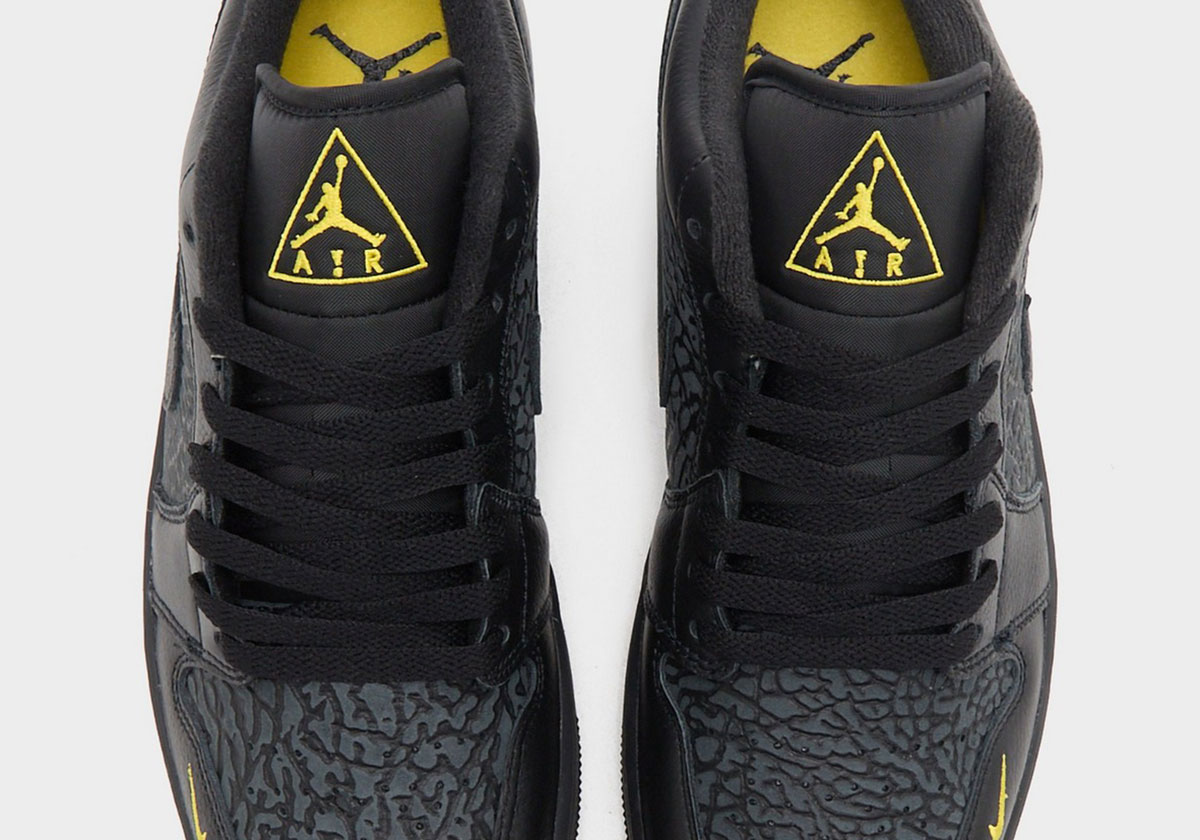The Air Jordan 1 Low "Elephant Print" Comes With Some Special Branding
