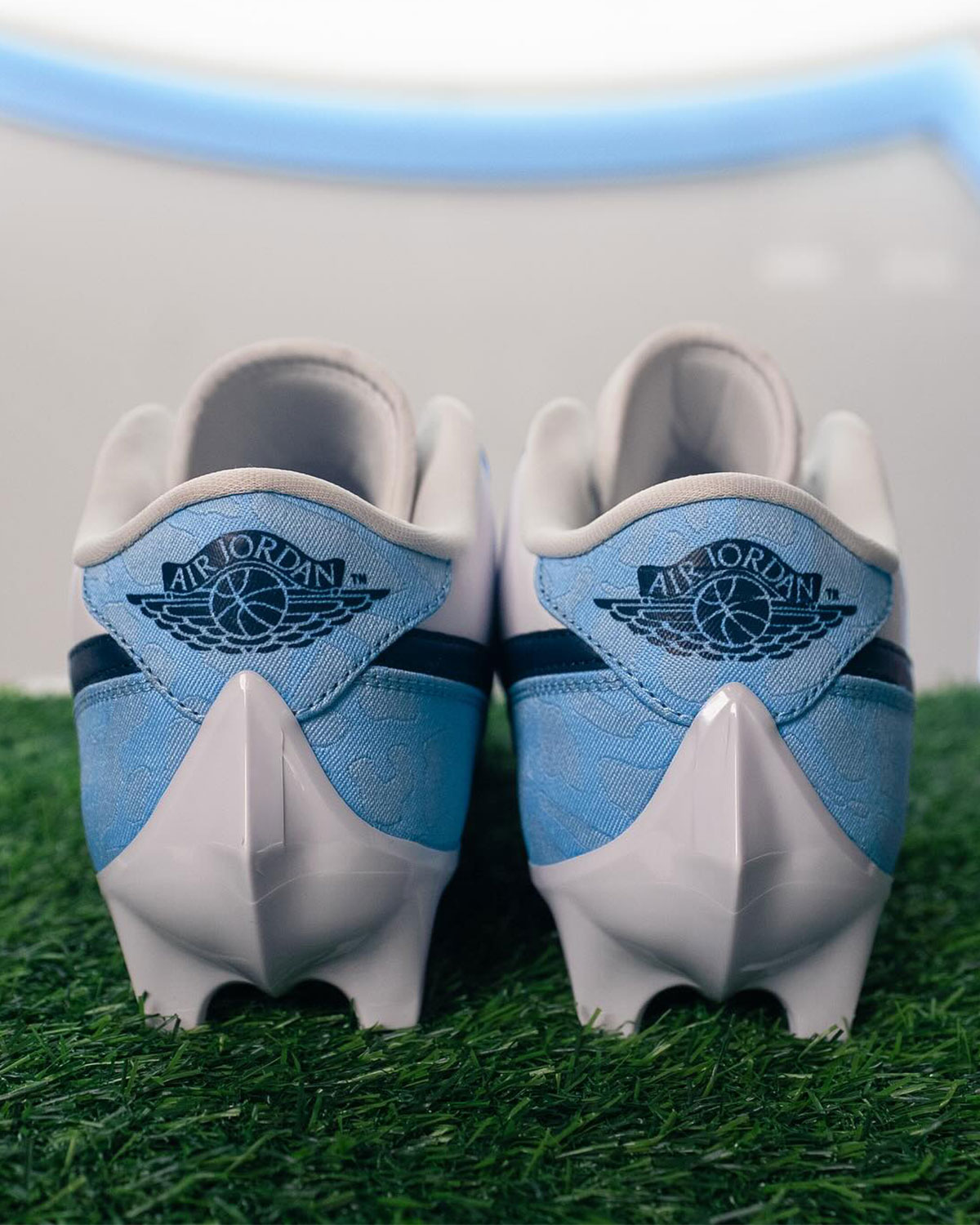 Air Jordan 1 Low Cleats Unc Football Pe 2025 2