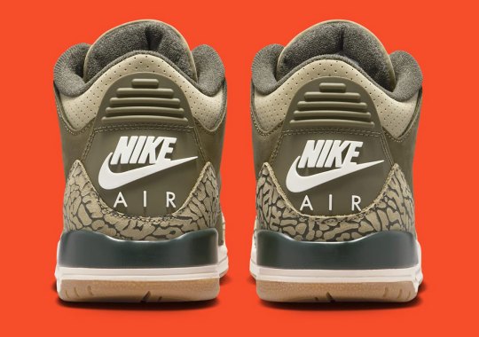 Official Images Of The Air Jordan 3 “Medium Olive” aka “Family Affair”