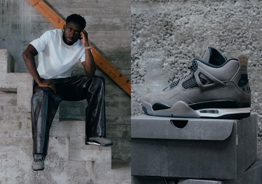 Solebox Presents The Air Jordan 4 “Cave Stone” With Alphonso Davies