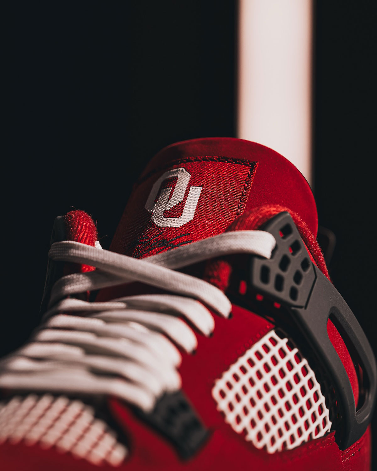 Air Jordan 4 Cleats Oklahoma Sooners Pe 2025 2