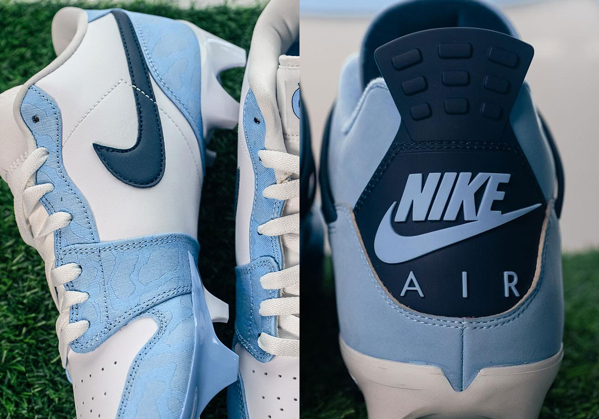 The UNC Tar Heels Reveal Air Jordan 4 PE Cleats And More For 2025 Season