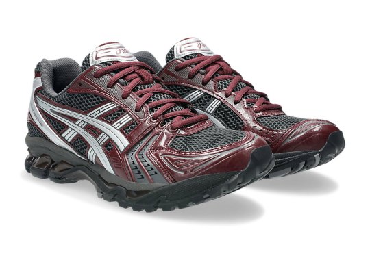 Dark “Burgundy” Wraps The ASICS GEL-Kayano 14
