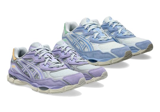 The ASICS GEL-NYC Sprouts “Broken Mesh” On A Pastel Two-Pack