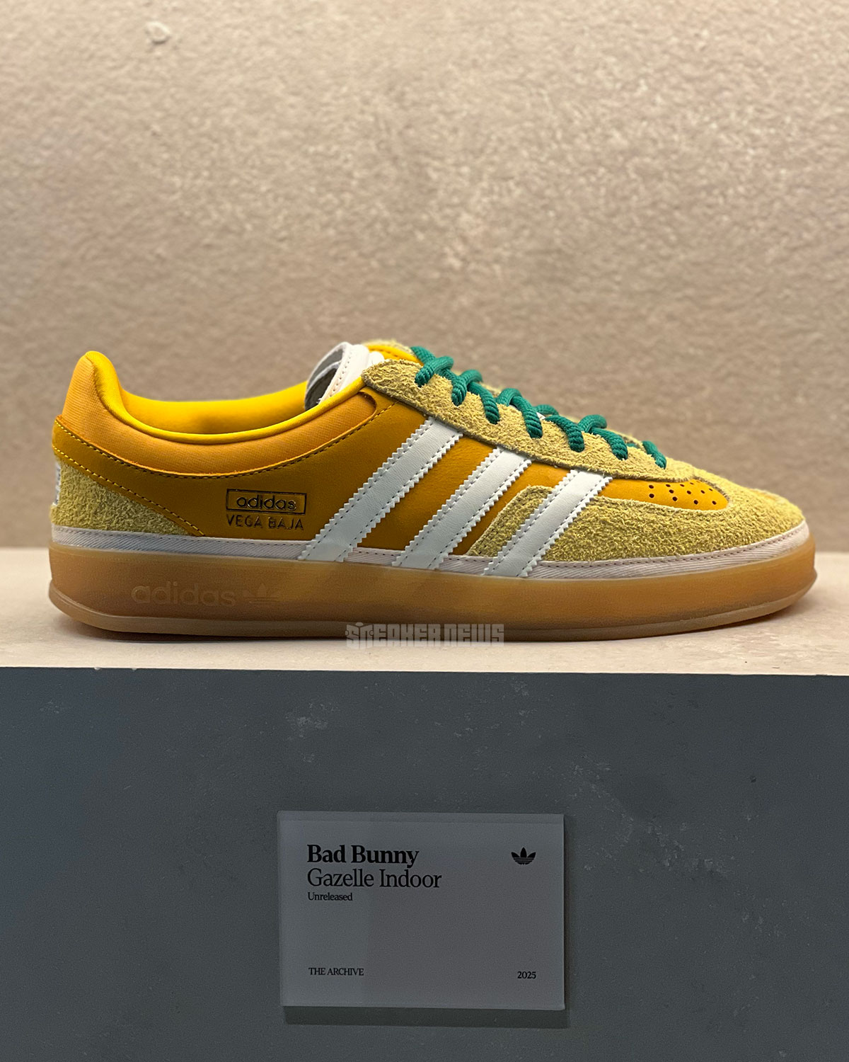 Bad Bunny Adidas Gazelle Indoor City Series Vega Baja Yellow 1