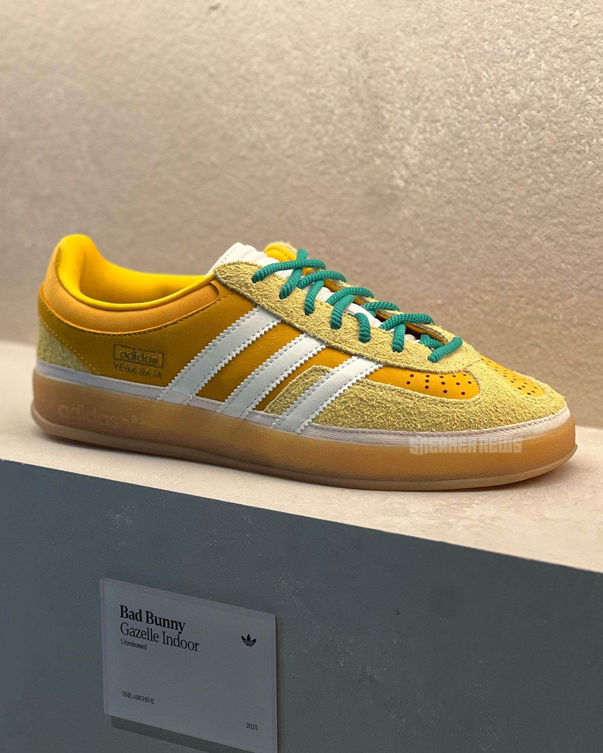 Bad Bunny Adidas Gazelle Indoor City Series Vega Baja Yellow 2