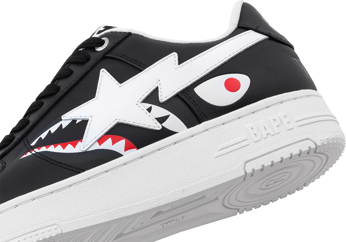 Bape Bapesta Shark Black 1