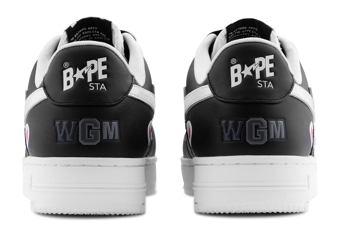 Bape Bapesta Shark Black 3