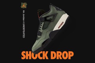 UNDEFEATED Air Jordan 4 SNKRS Shock Drop In Europe; US Release Coming Soon