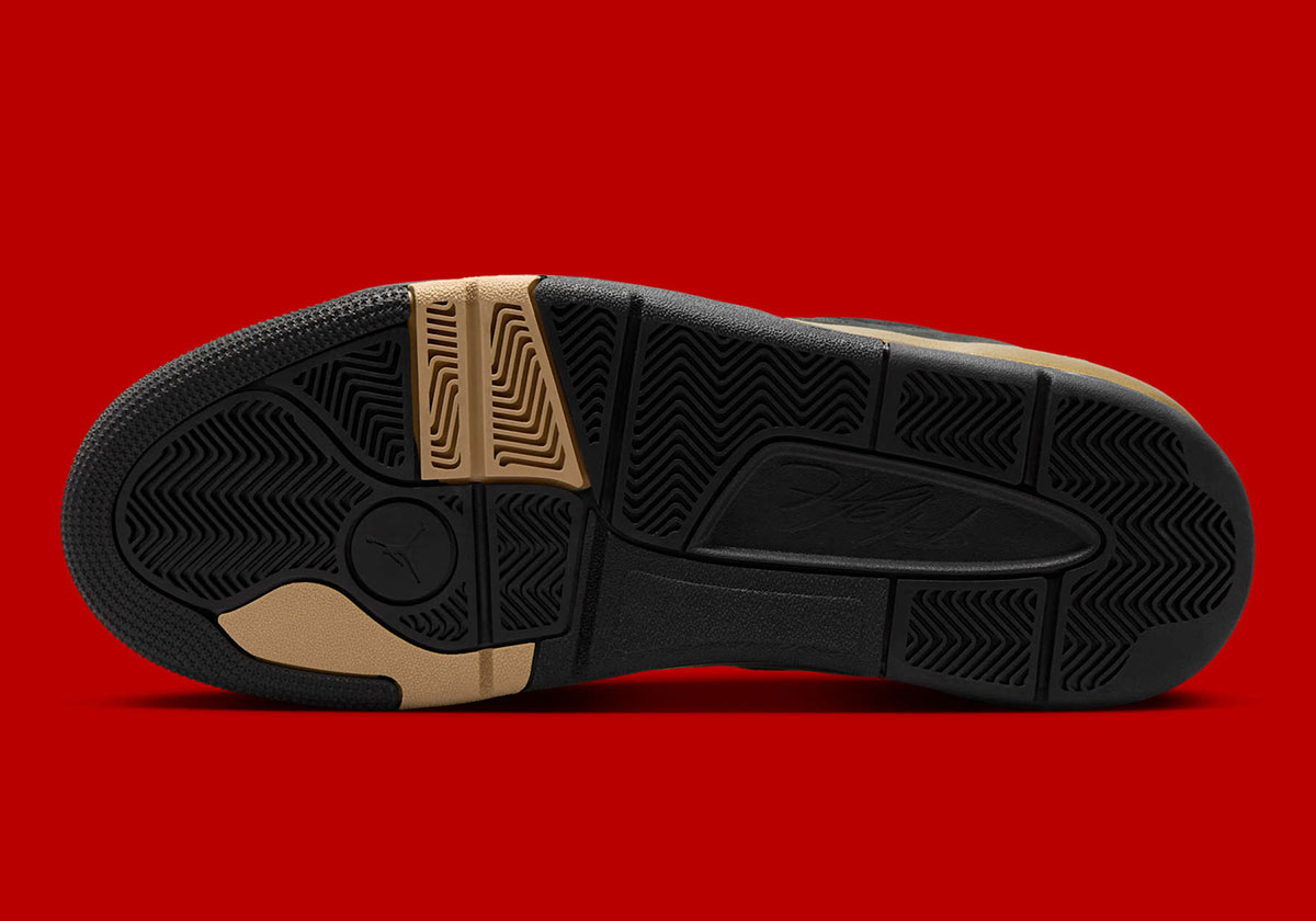Jordan Flight Court Black Metallic Gold Hf3255 070 2