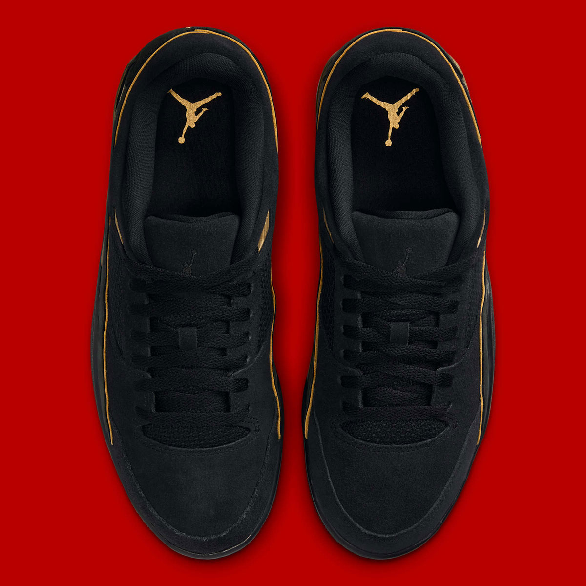 Jordan Flight Court Black Metallic Gold Hf3255 070 3