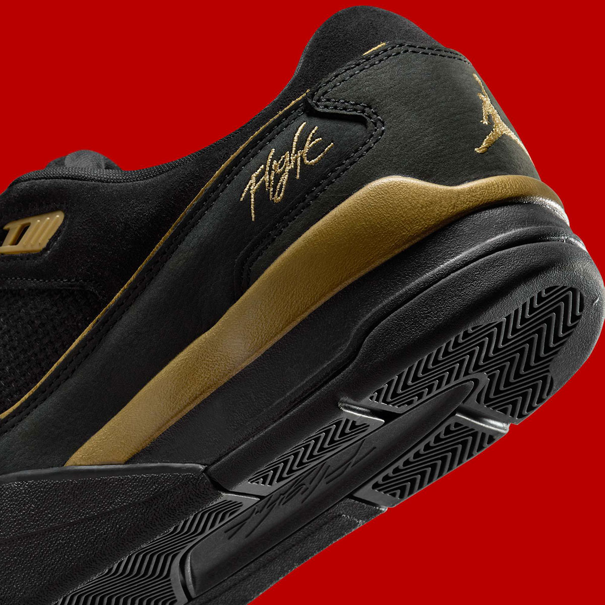 Jordan Flight Court Black Metallic Gold Hf3255 070 6