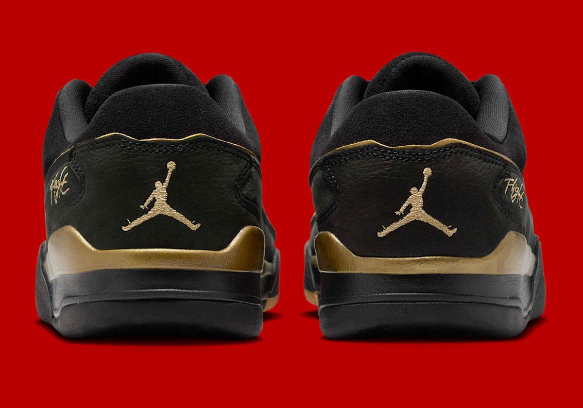 Jordan Flight Court Black Metallic Gold Hf3255 070 7
