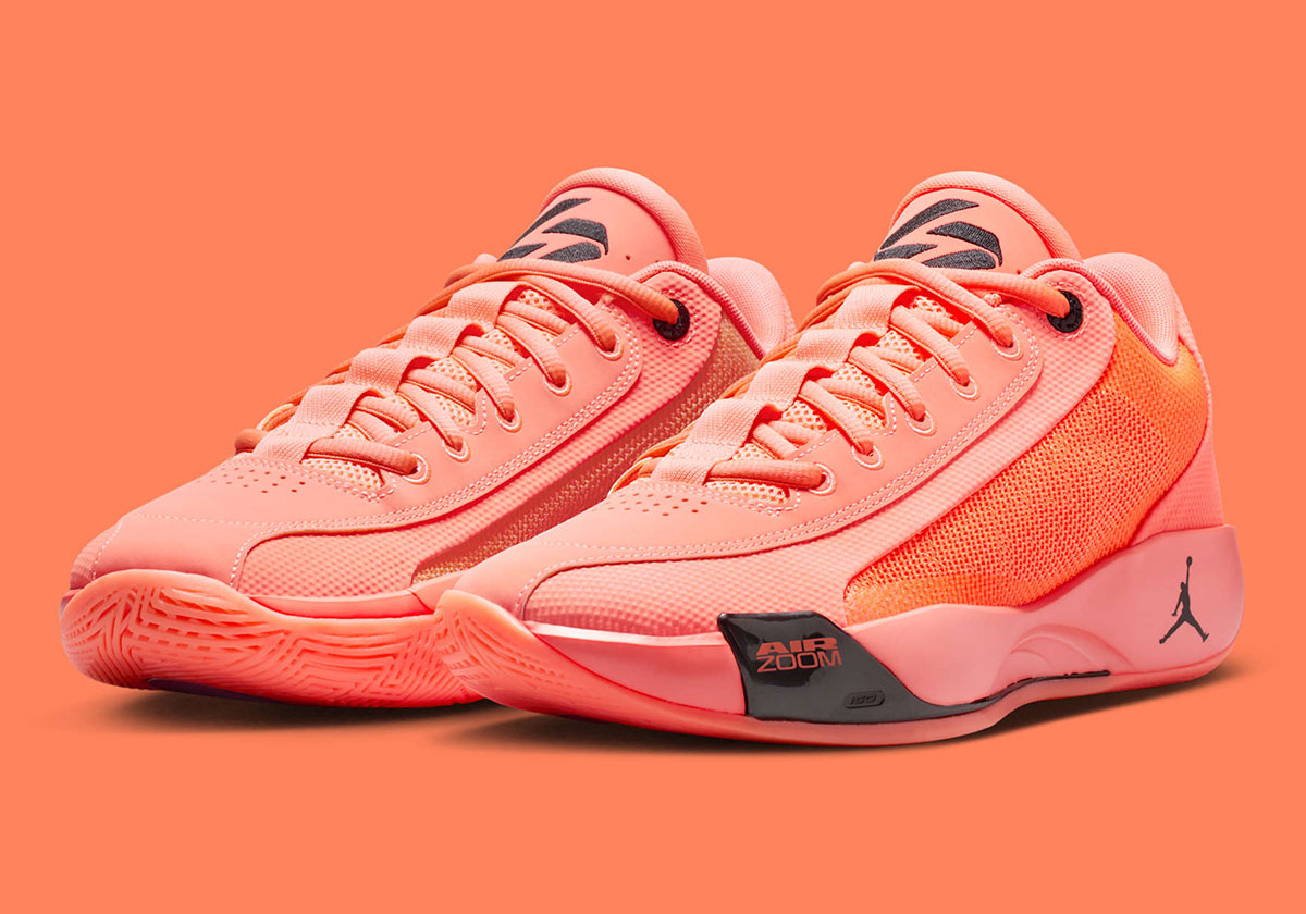 The Jordan Luka .77 Fires Up "Bright Mango"