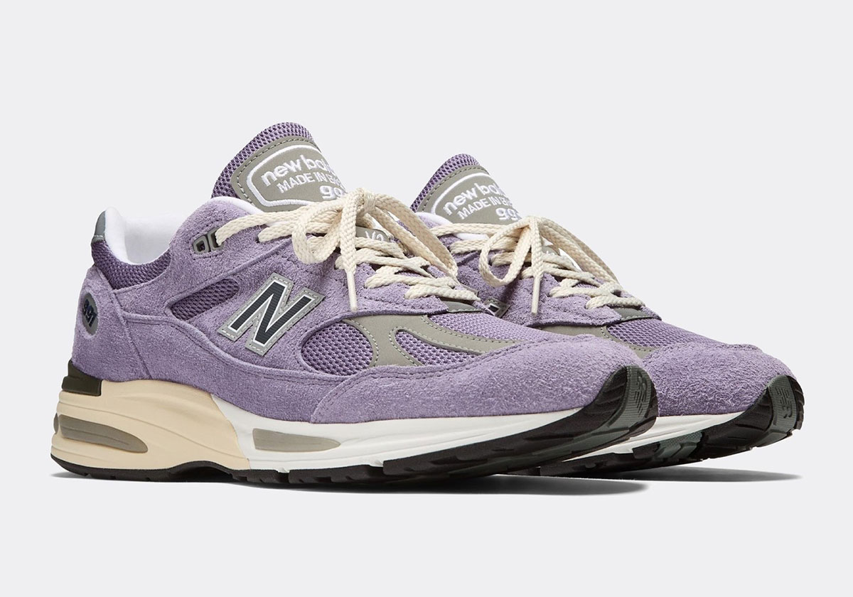 New Balance 991v2 Dusk Purple Sage U991lv2 1