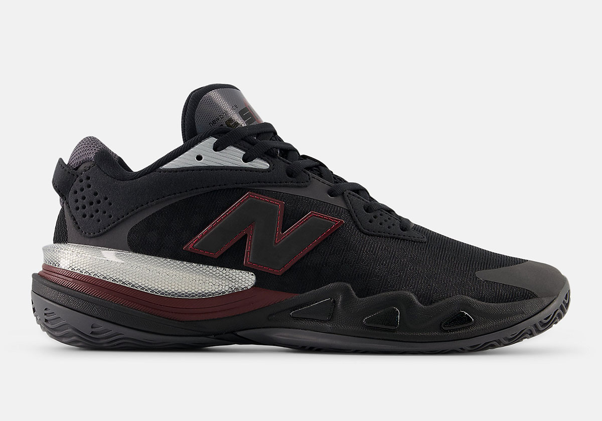 New Balance Hesi Low V2 Black Maroon Bbhslmt2 2