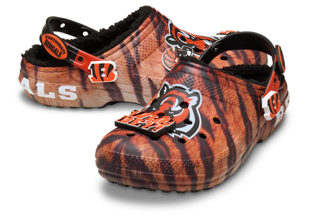 Nfl Crocs Classic Clog Cincinnati Bengals 212733 90h