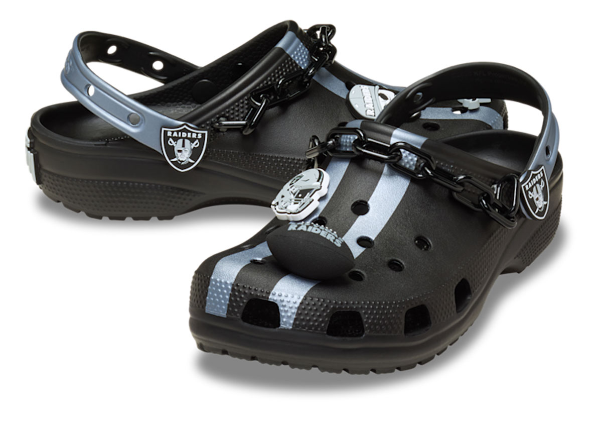 Nfl Crocs Classic Clog Las Vegas Raiders 212450 90h