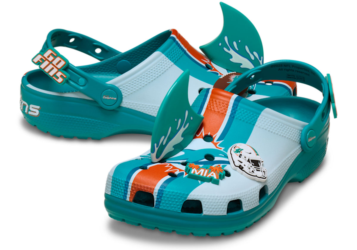 Nfl Crocs Classic Clog Miami Dolphins 212734 90h
