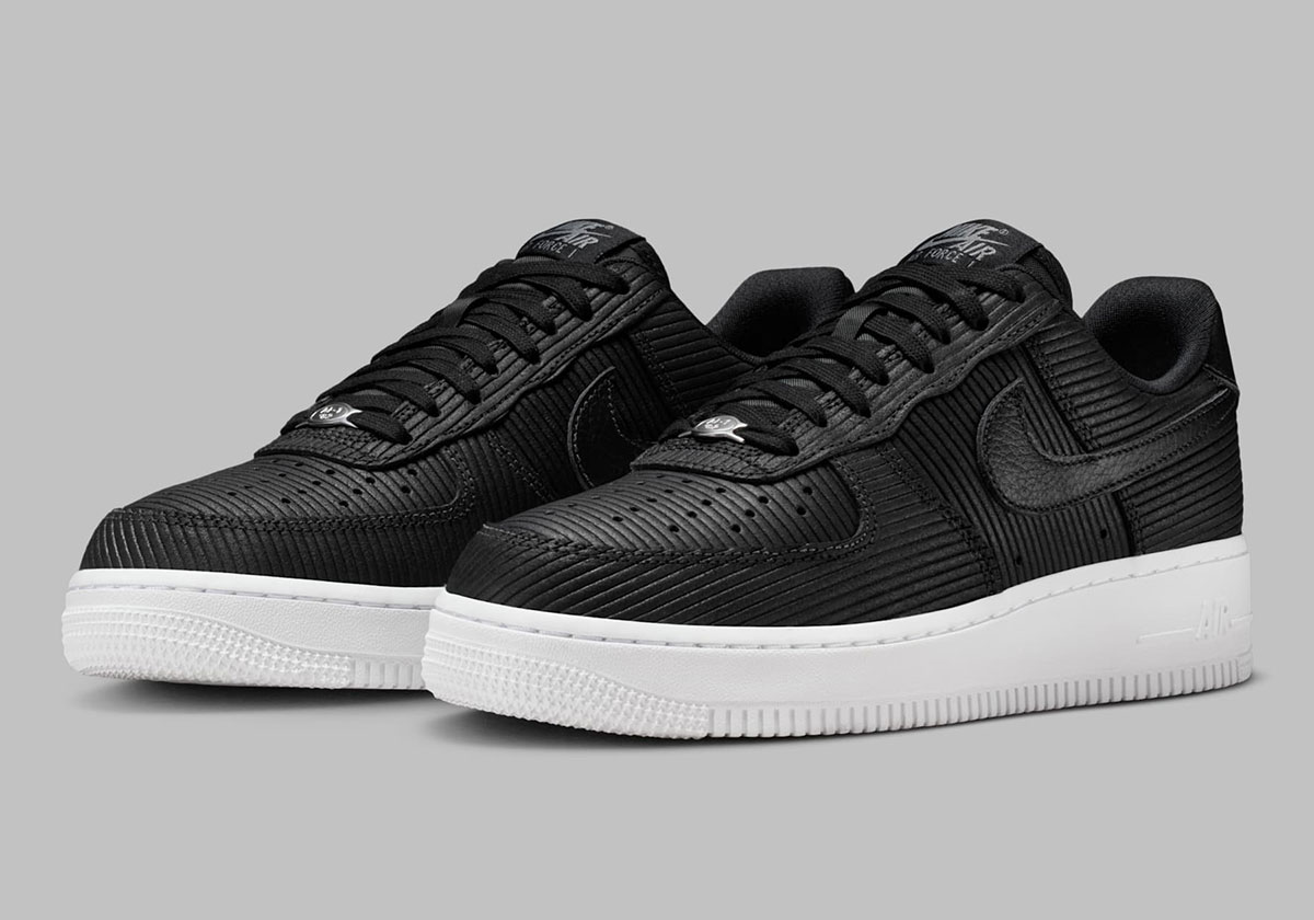 The Nike Air Force 1 “Corduroy Pack” Adds A Black And White Colorway
