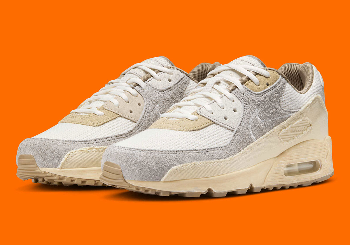 This "Muslin" Nike Air Max 90 Plays With Shaggy Textures