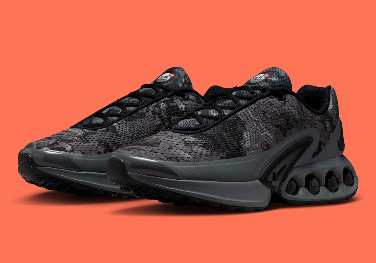 The Nike Air Max Dn Explores Oystershell Patterns In Black And Grey