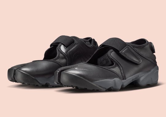 The Nike Air Rift Goes All Black Leather