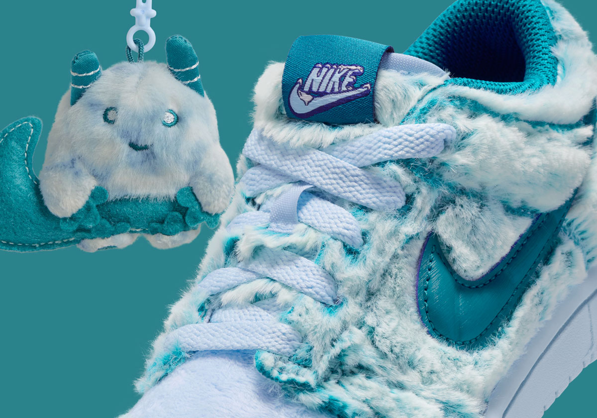 The Nike Dunk Low “Abominable Snowman” Comes With A Plush Charm