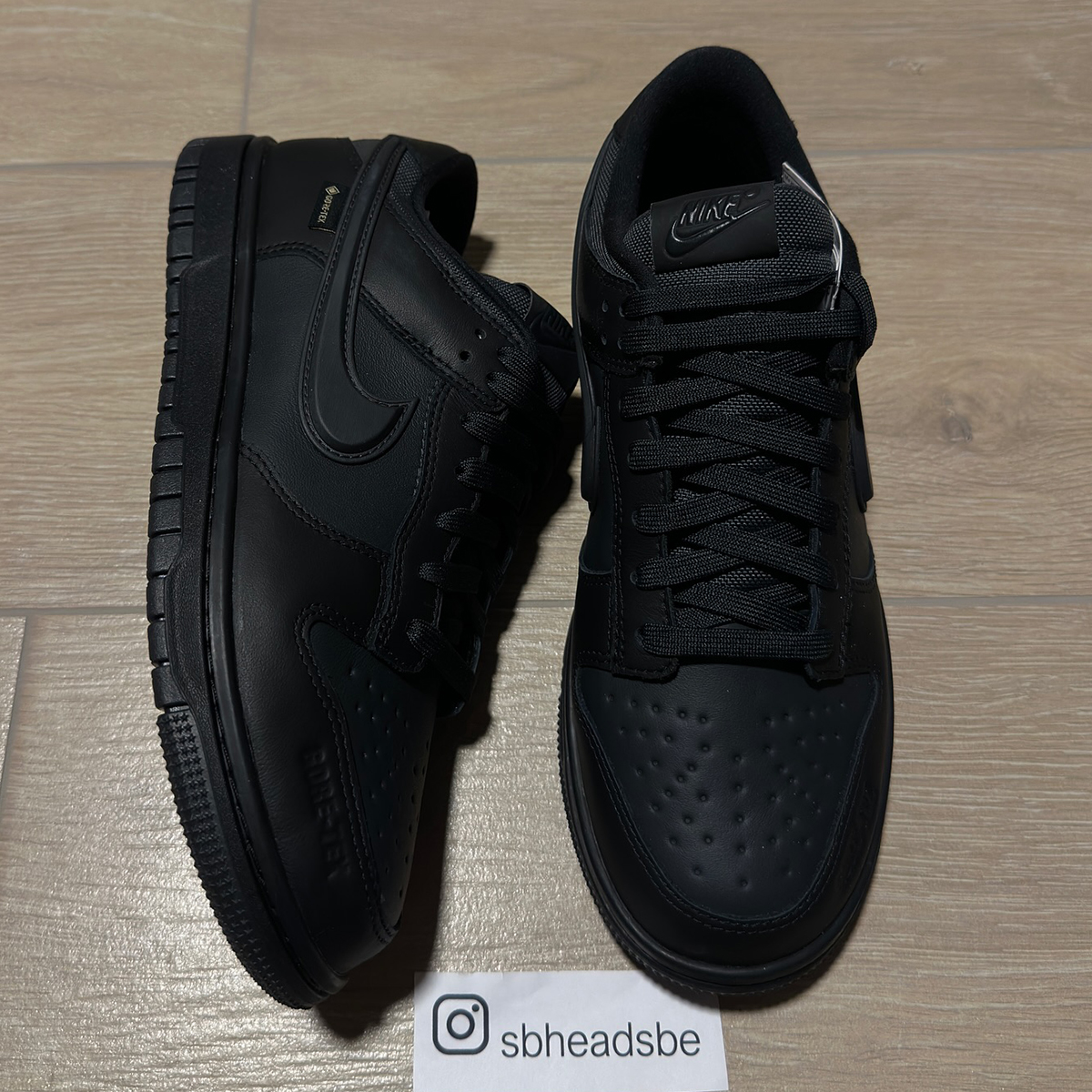 Nike Dunk Low Gore Tex Black Hq2053 001 4