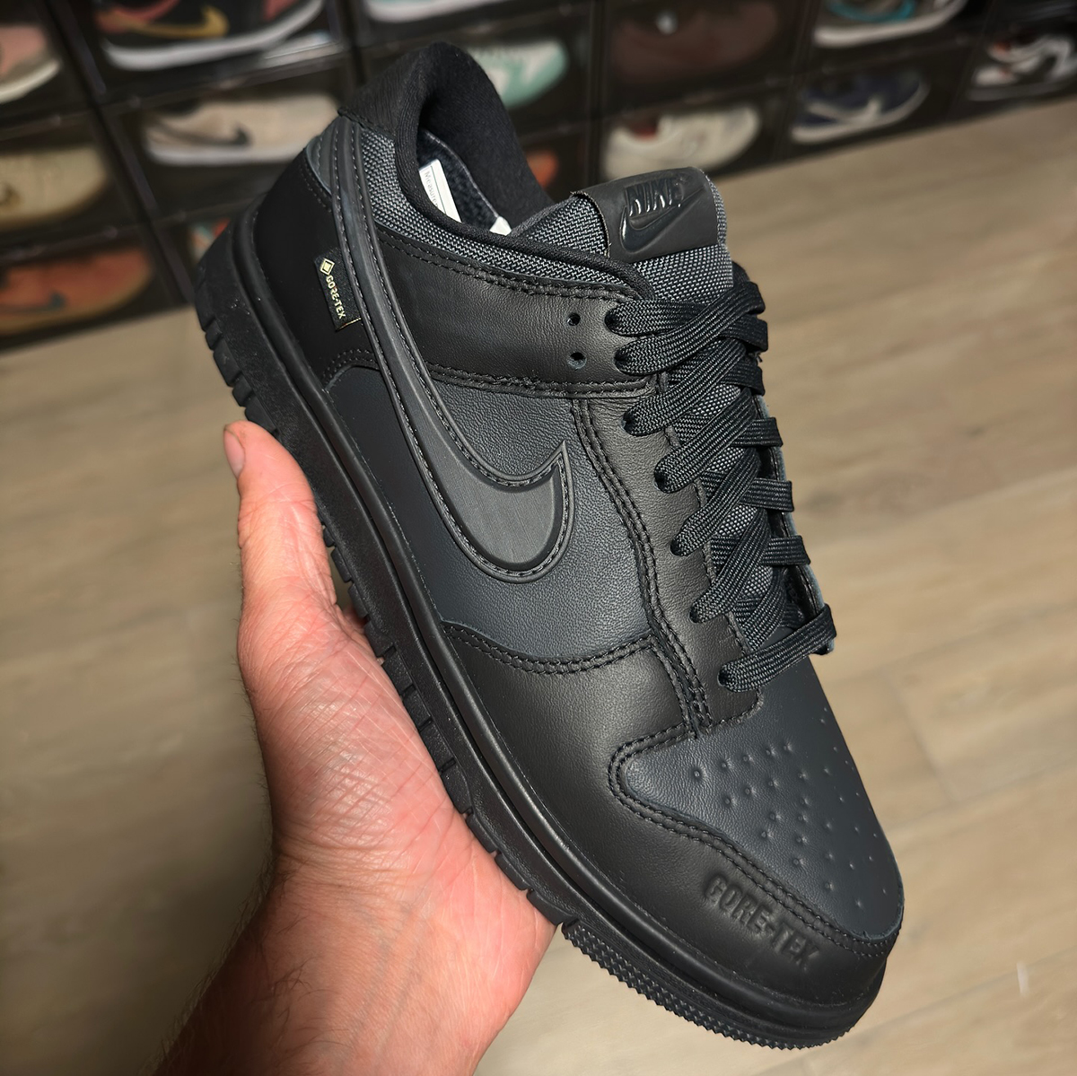 Nike Dunk Low Gore Tex Black Hq2053 001 7
