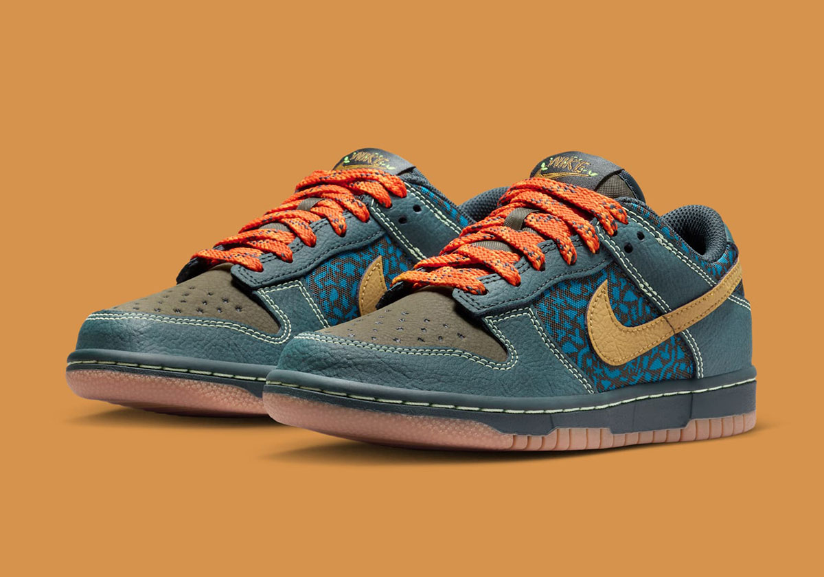 Nike Dunk Low Gs Seaweed Cargo Khaki Green Abyss Ochre Ih4042 364 10