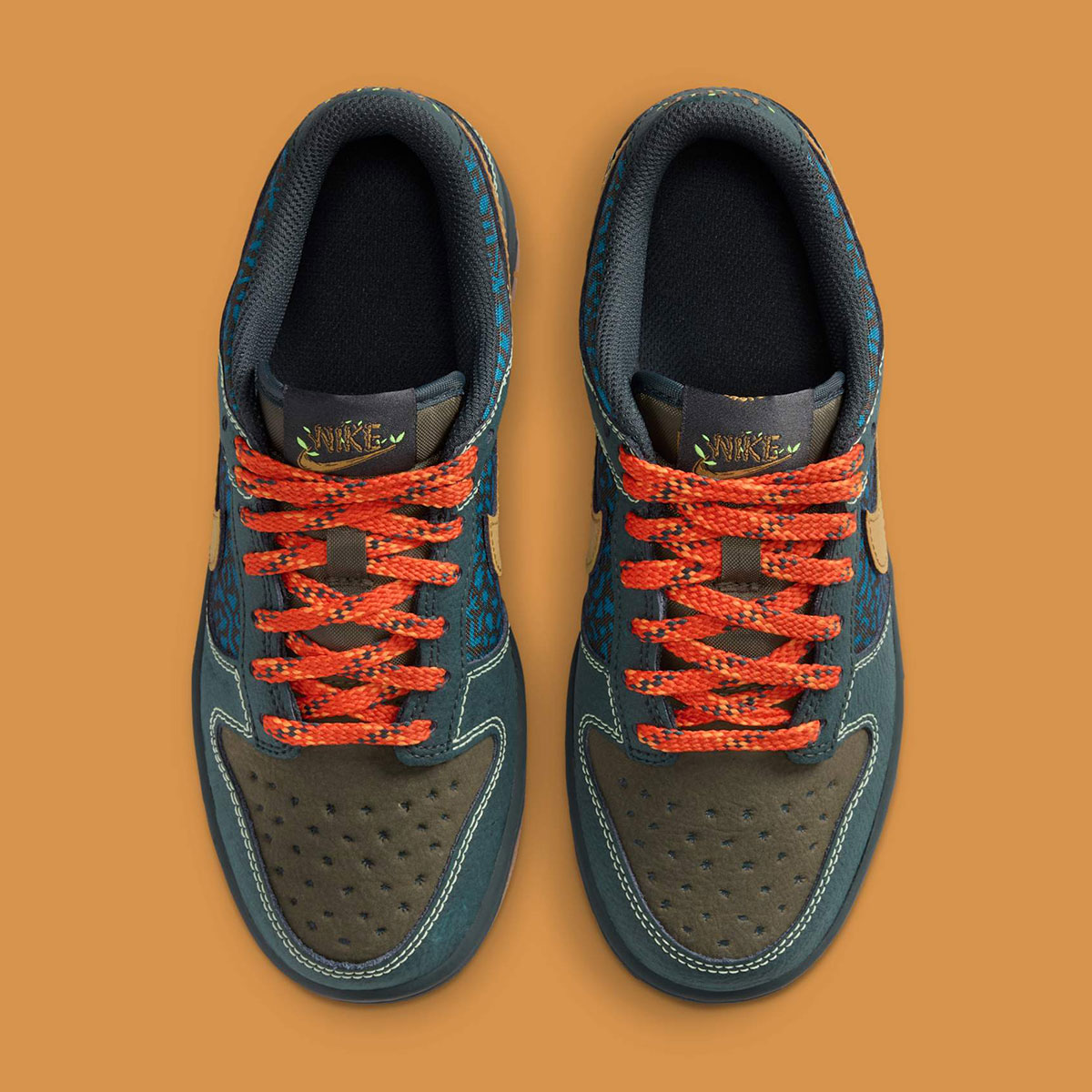 Nike Dunk Low Gs Seaweed Cargo Khaki Green Abyss Ochre Ih4042 364 6