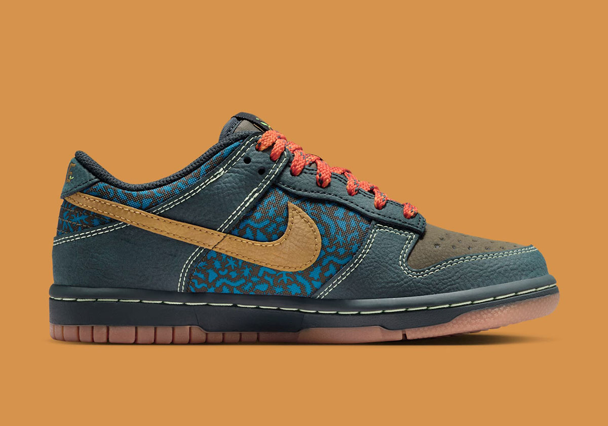 Nike Dunk Low Gs Seaweed Cargo Khaki Green Abyss Ochre Ih4042 364 7