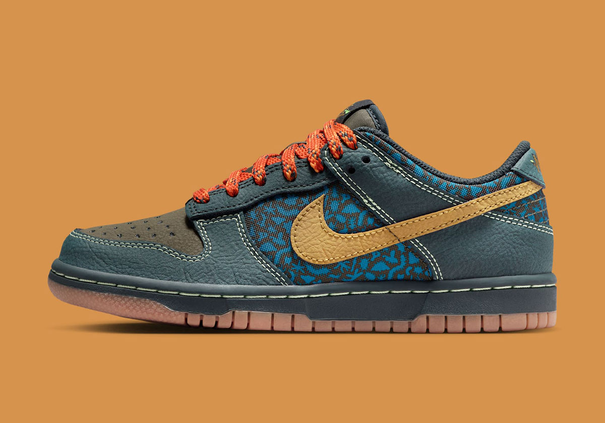 Nike Dunk Low Gs Seaweed Cargo Khaki Green Abyss Ochre Ih4042 364 8