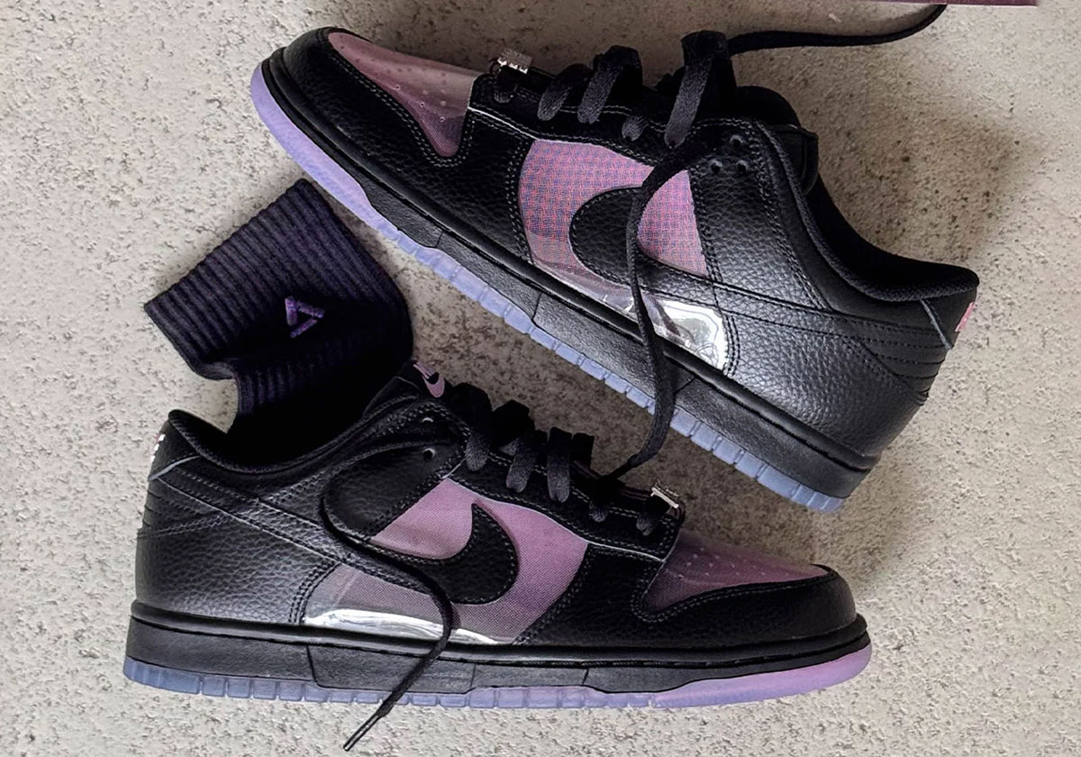 The Nike Dunk Low “Pink Rise” Gets Transparent Panels