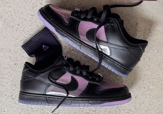 The Nike Dunk Low “Pink Rise” Gets Transparent Panels