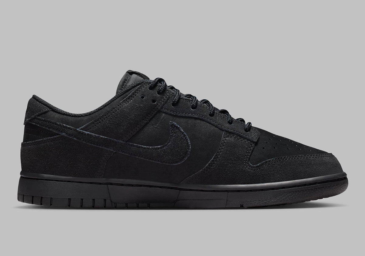 Nike Dunk Low Se Triple Black Ib6651 001 2