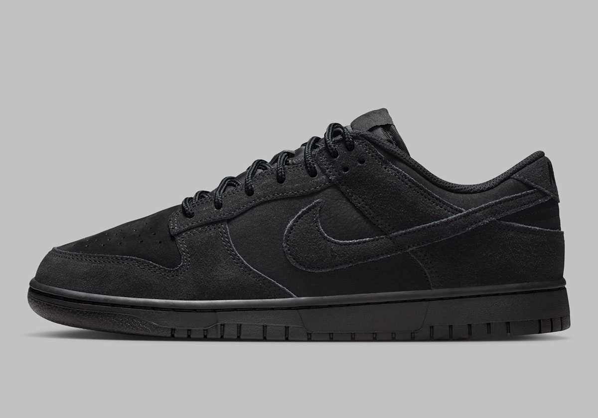 Nike Dunk Low Se Triple Black Ib6651 001 4