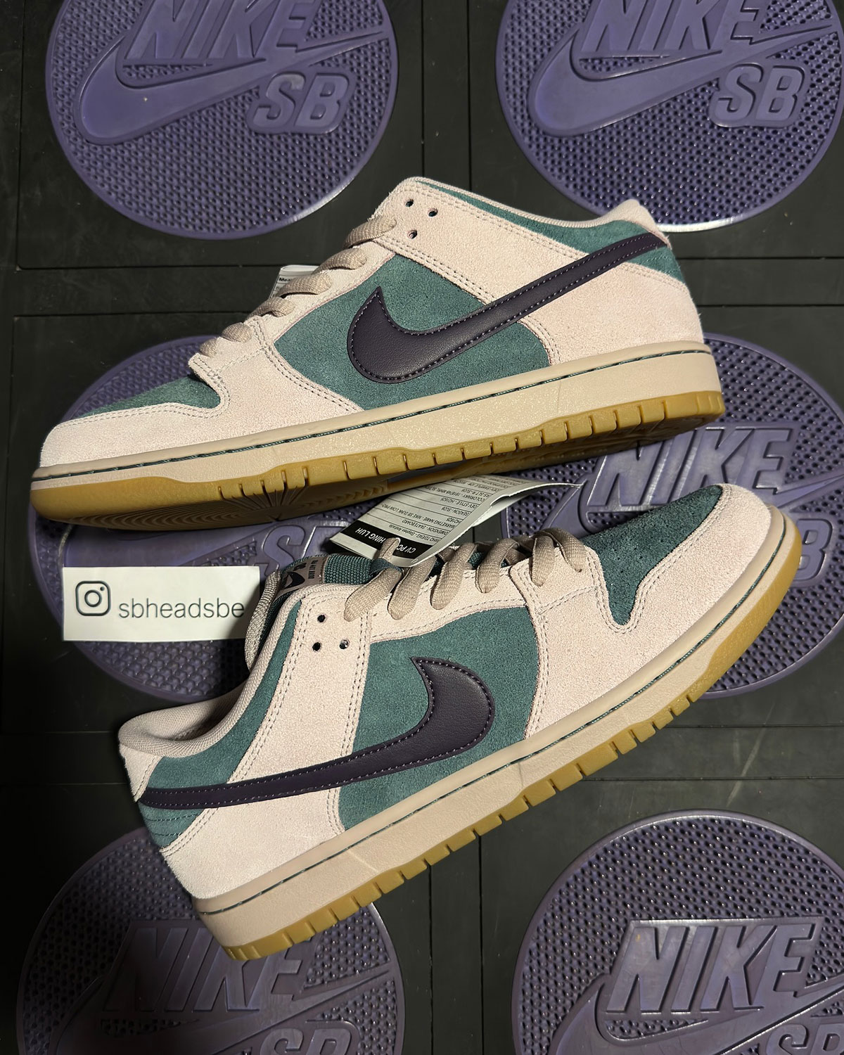 Nike Sb Dunk Low Mineral Slate Gum Light Brown Hq1625 300 5