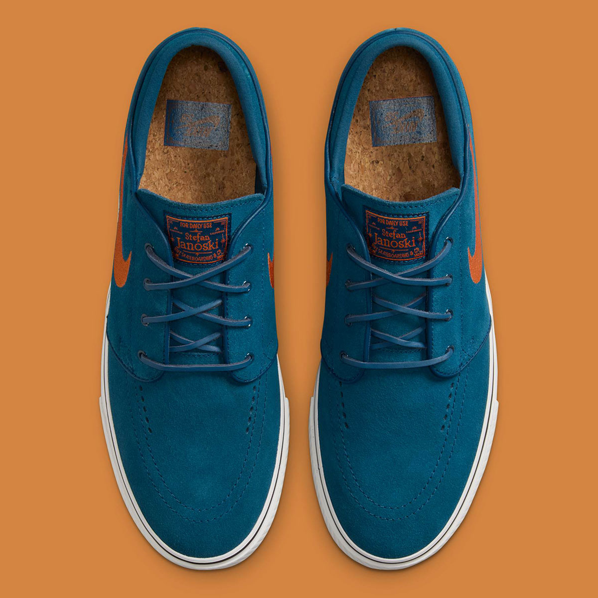 Nike Sb Stefan Janoski Blue Force Campfire Orange Fd6757 401 1